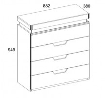 Комод Torino 4S Комод Torino 4S