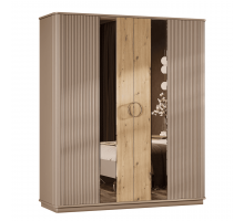 Шкаф 4-х дверный Мадрид (бежевый)