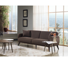 Трехместный Диван-кровать Flexy Флекси (коричневый)