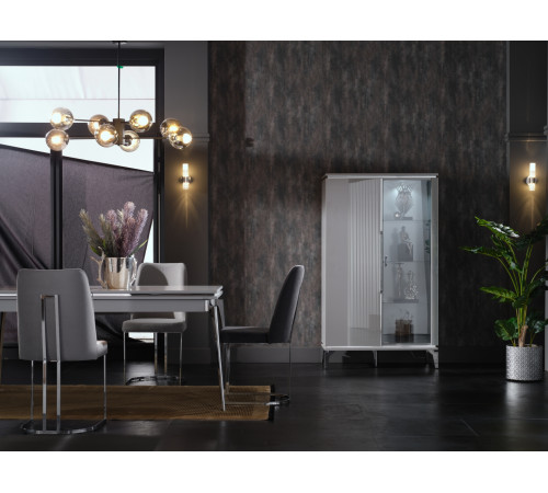 Двухдверная витрина для посуды Лоретто (Loretto) LORET-13 Двухдверная витрина для посуды Лоретто (Loretto) LORET-13