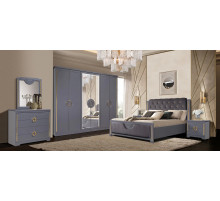 Спальный гарнитур Бодрум (белый,серый,капучино)