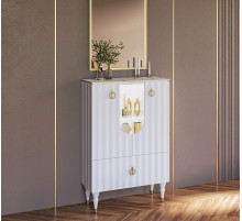 Комбинированный шкаф витрина Лоренсо МН-043-01 белый Комбинированный шкаф витрина Лоренсо МН-043-01 белый