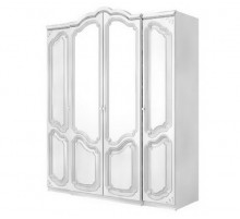 Четырехстворчатый шкаф Орхидея СП-002-14 (белый)