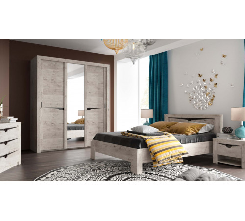 Шкаф для одежды Соренто  Дуб стирлинг с раздвижными дверями Шкаф для одежды Соренто  Дуб стирлинг с раздвижными дверями