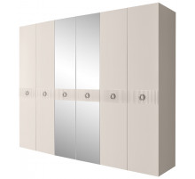 Шестистворчатый шкаф для одежды с зеркалом Богемия Филлини (Bogemia-Fillini) БМШ1/6 (Fi) Шестистворчатый шкаф для одежды с зеркалом Богемия Филлини (Bogemia-Fillini) БМШ1/6 (Fi)