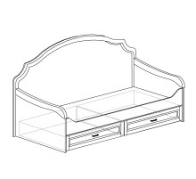 Кровать с ящиком Прованс 415 Кровать с ящиком Прованс 415