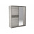 Шкаф-купе 2-х дверный 2300, Денвер  Риббек серый