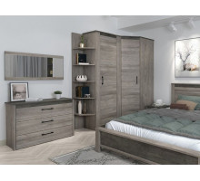 Зеркало NEW, Денвер Риббек серый